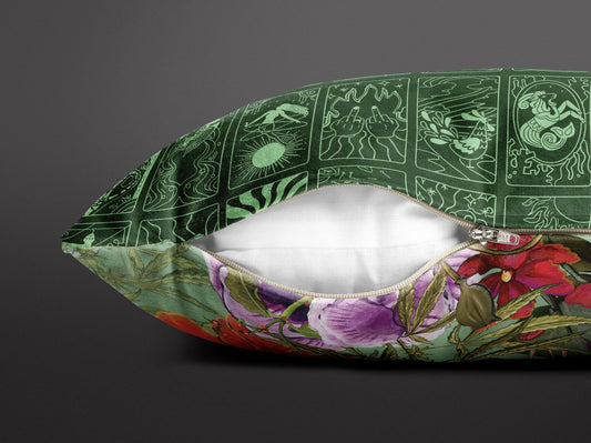 XAWD Original Pillow Fights Pillow in Velvet. This match features What’s Your Sign? Green/Mint VS War on Plant Mint/Multi