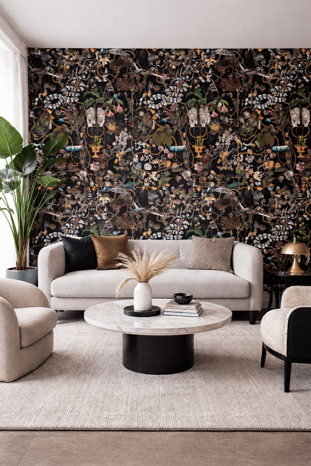 Life of Luxury Metallic Gold Wallpaper