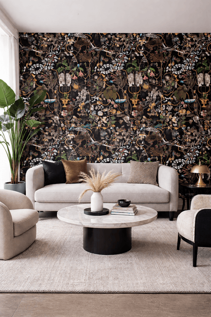 Life of Luxury Metallic Gold Wallpaper