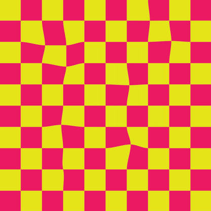 Warped Checkerboard Wallpaper - XAWD