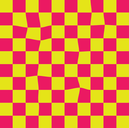 Warped Checkerboard Wallpaper - XAWD