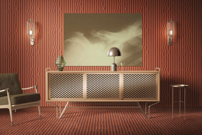 Warped Vertical Stripes Wallpaper - XAWD
