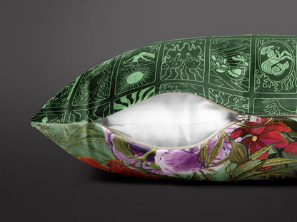 XAWD Original Pillow Fights Pillow in Velvet. This match features What’s Your Sign? Green/Mint VS War on Plant Mint/Multi